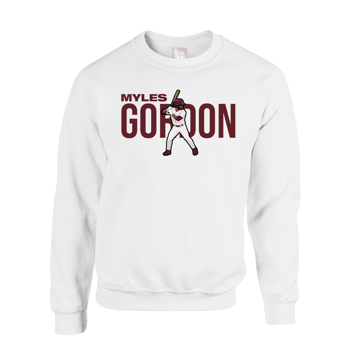 Fleece Crew — Player Name in White