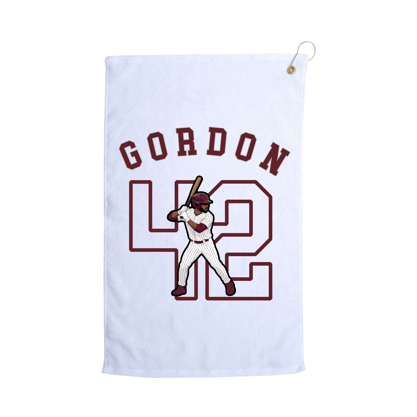 Golf Towel — Shirsey Arch in White