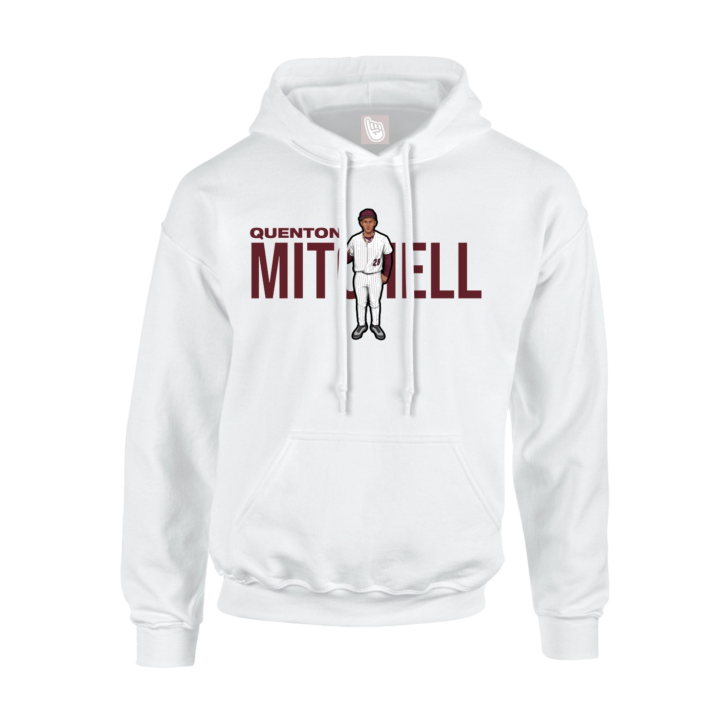Hoodie — Player Name in White