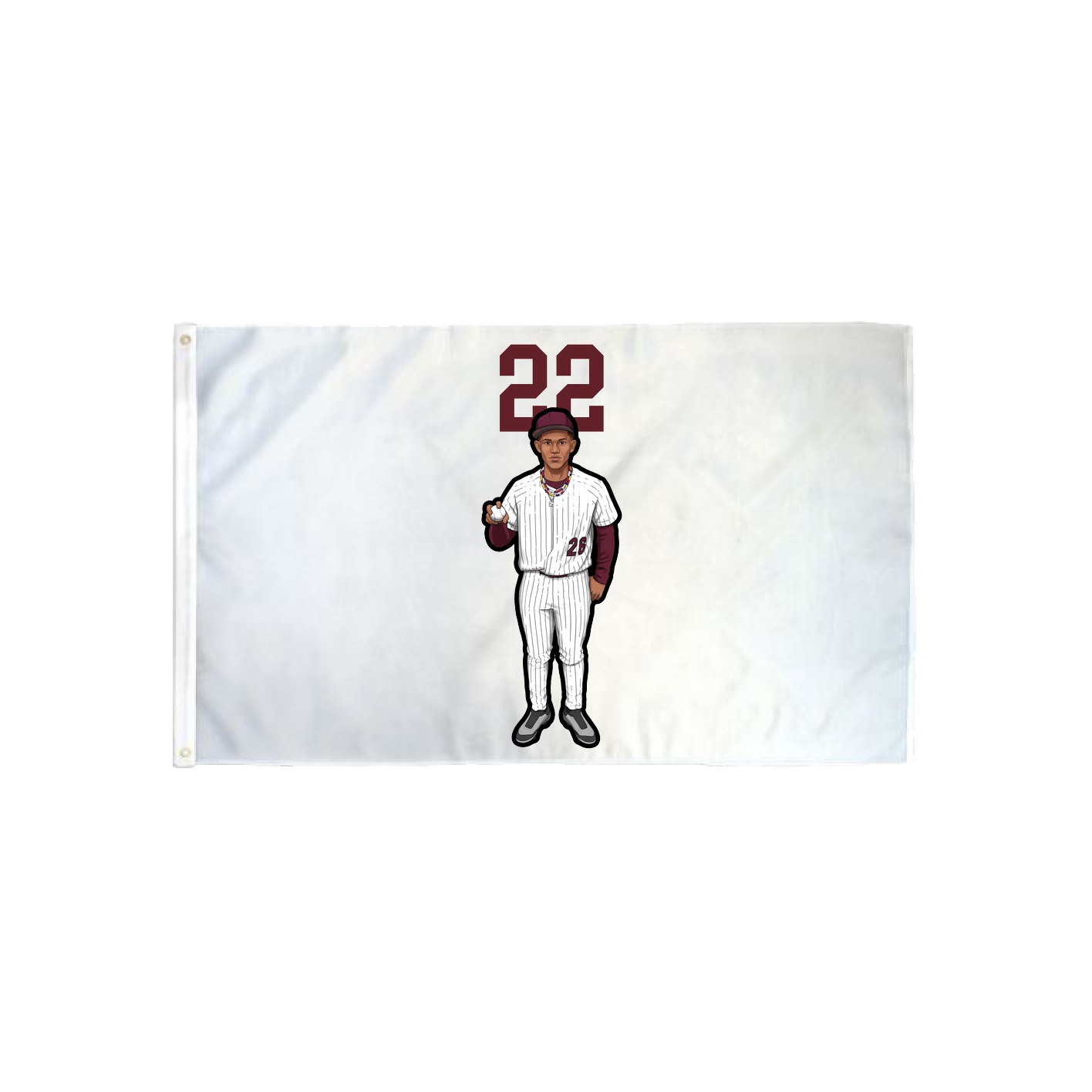 3x5 Flag — Number Top in Classic