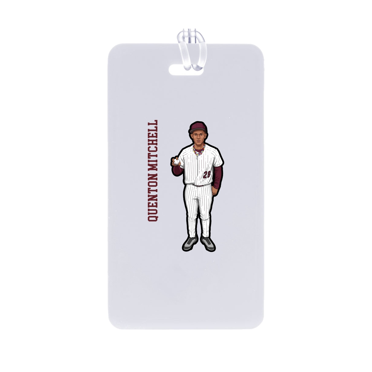Bag Tag — Name Vertical in Classic