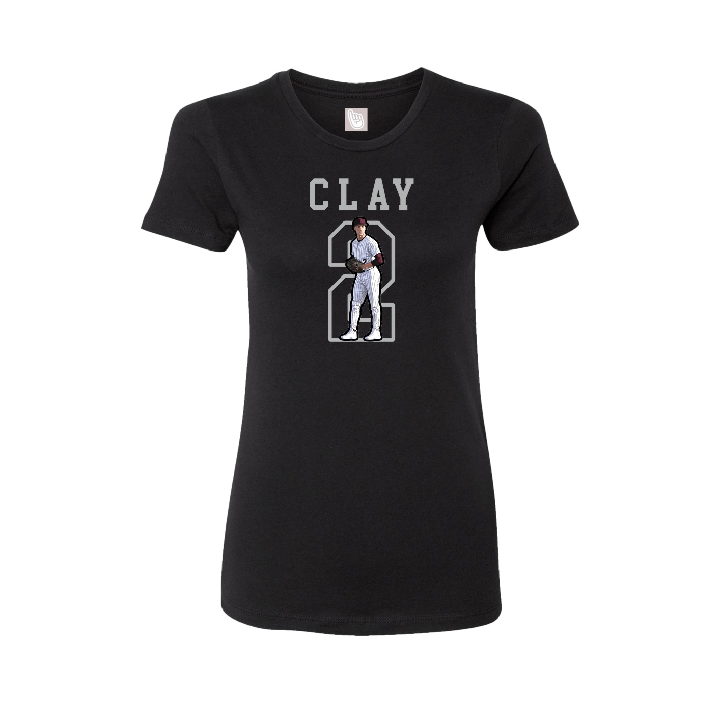 Fitted Women's Tee — Shirsey in Black