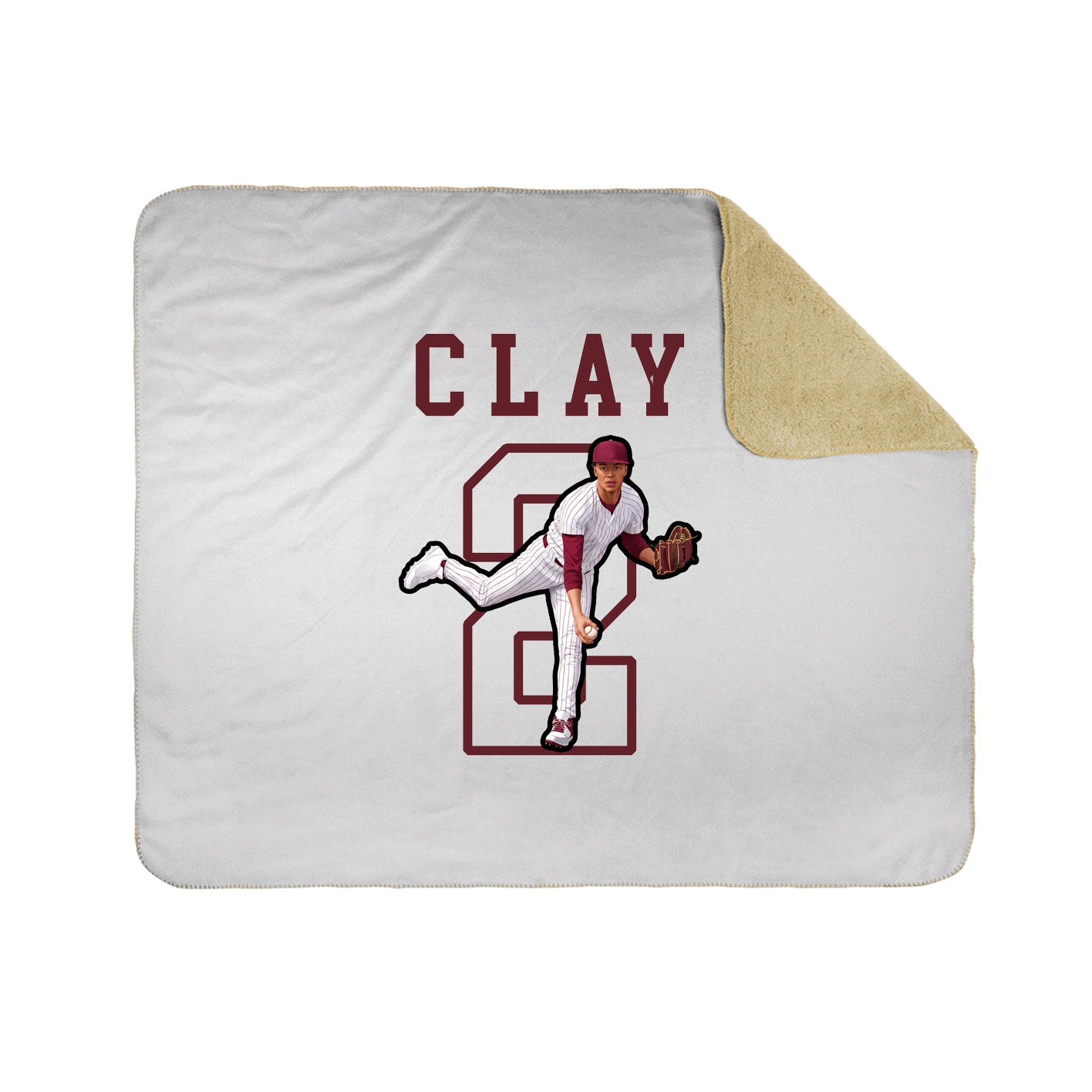 Throw Blanket — Shirsey in White