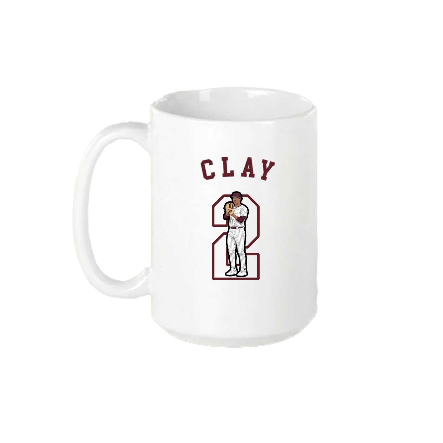 15oz Coffee Mug — Shirsey Arch in White