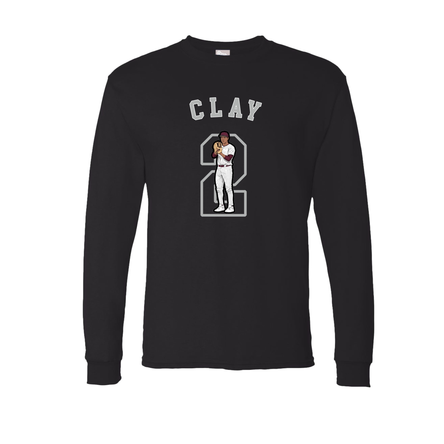 Long Sleeve Tee — Shirsey Arch in Black