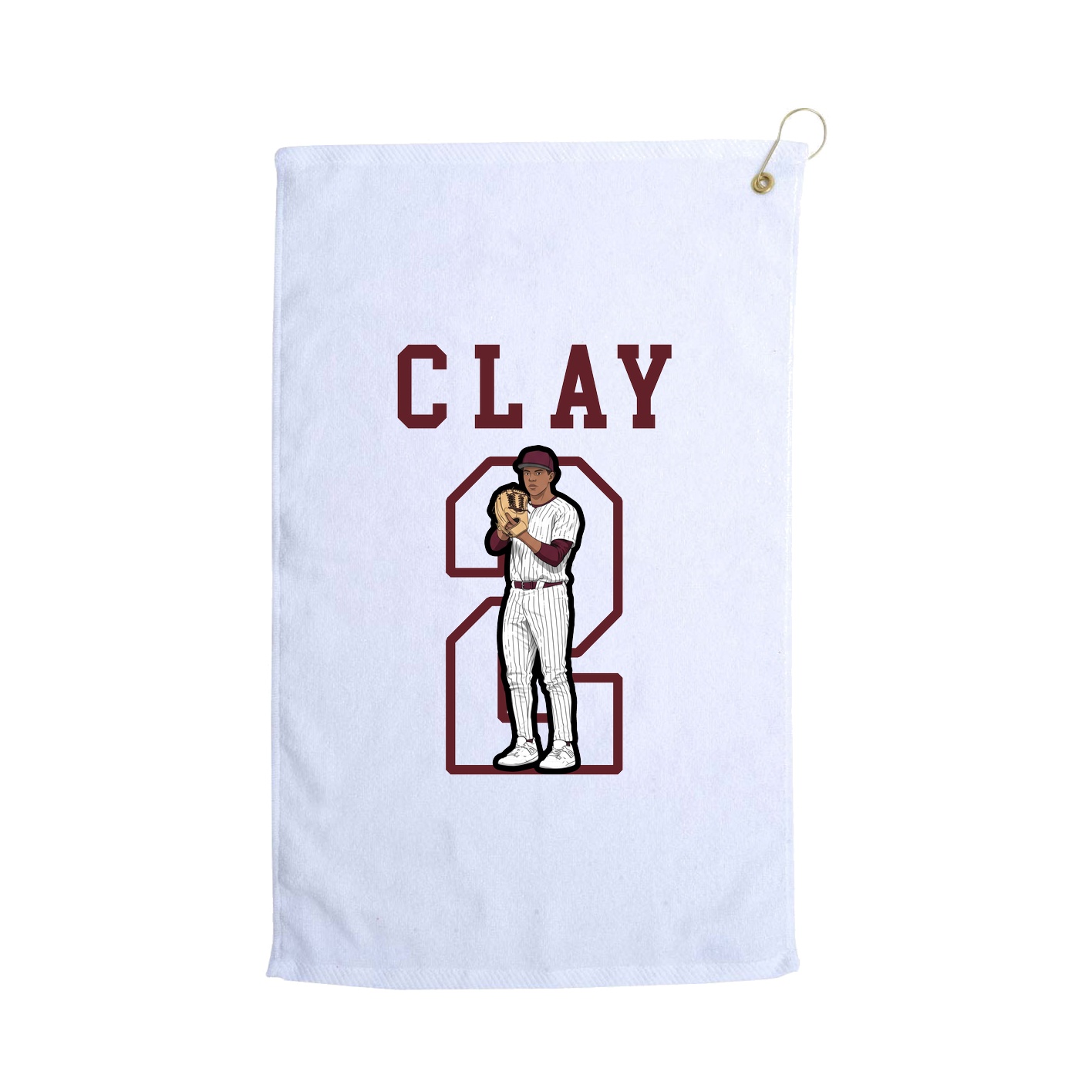 Golf Towel — Shirsey in White