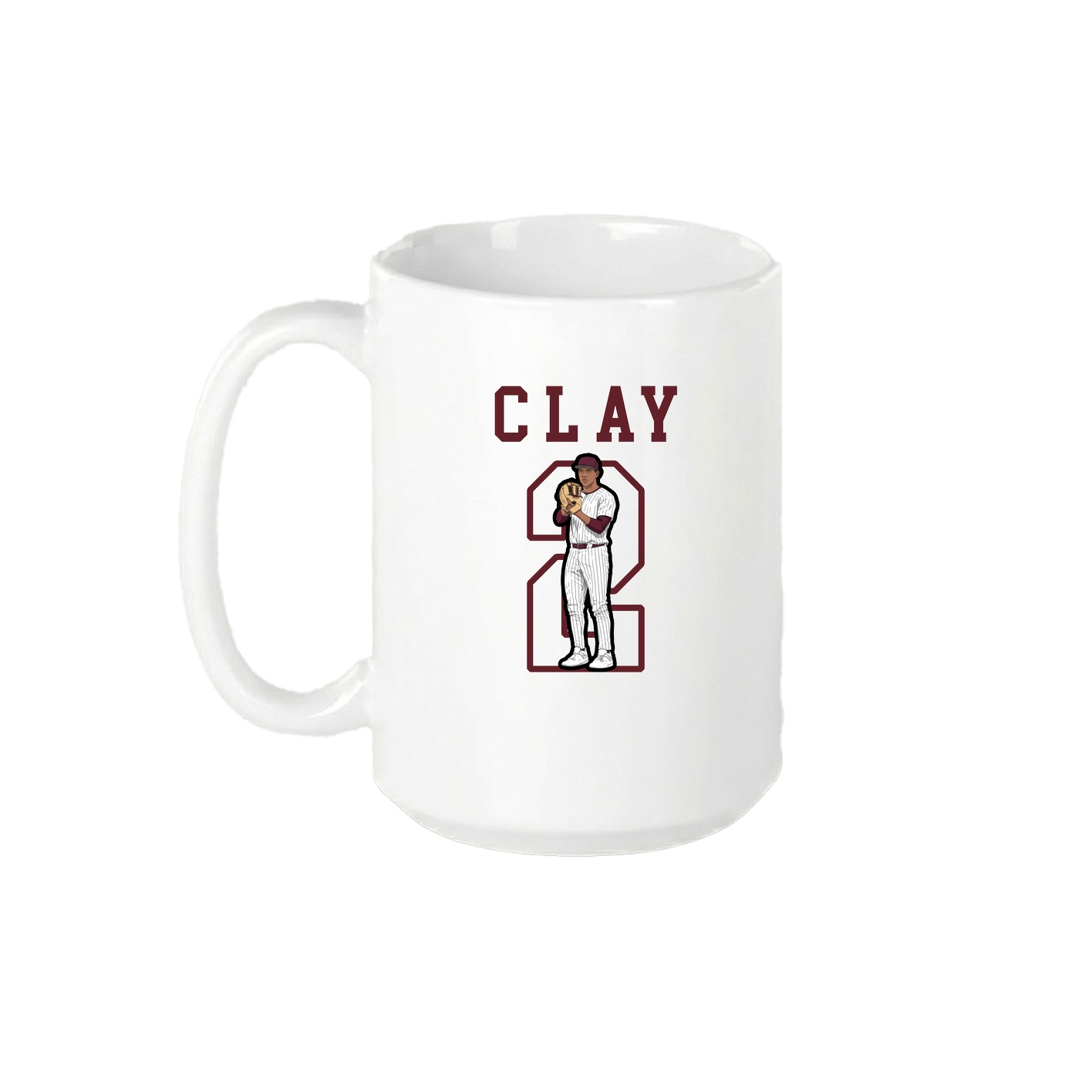 15oz Coffee Mug — Shirsey in White