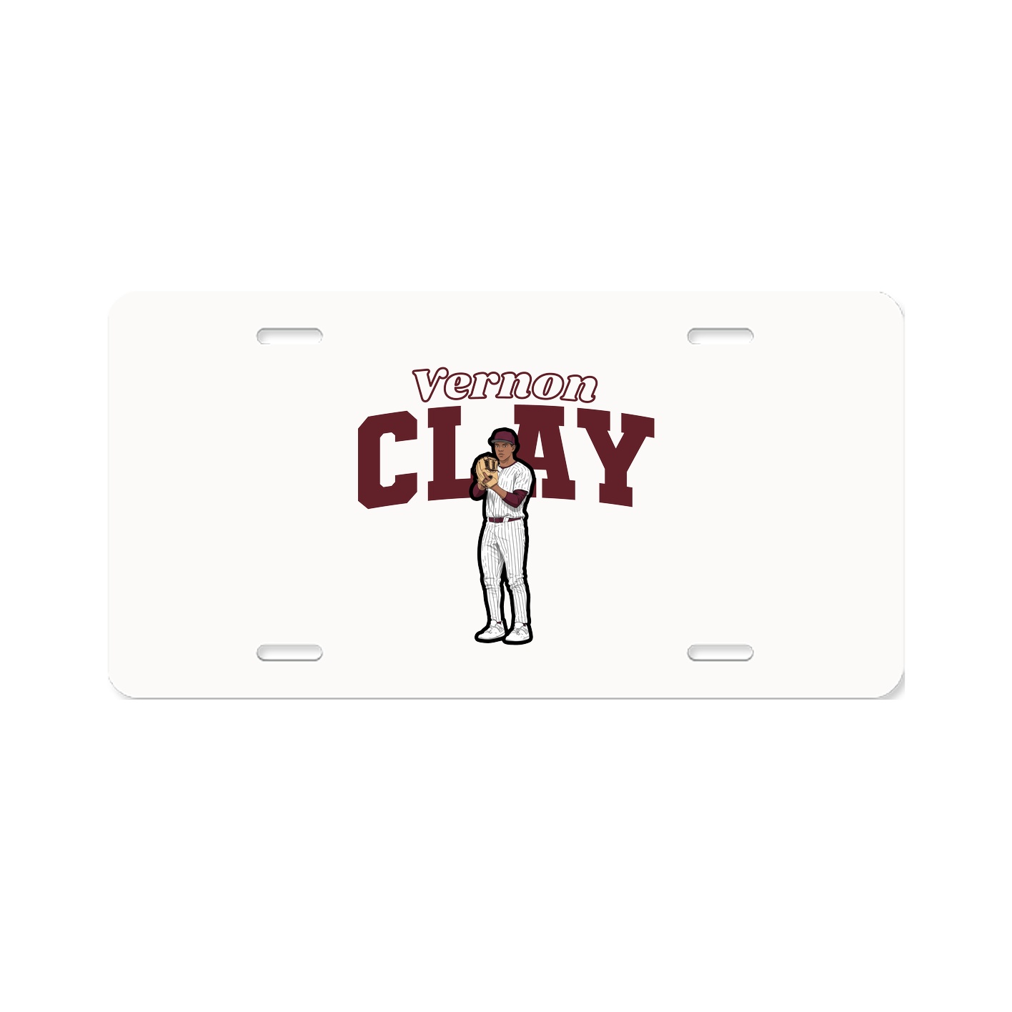 License Plate — Name Arch in Classic
