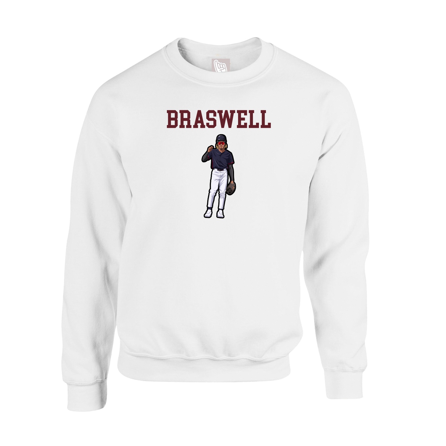 Fleece Crew — Shirsey in White