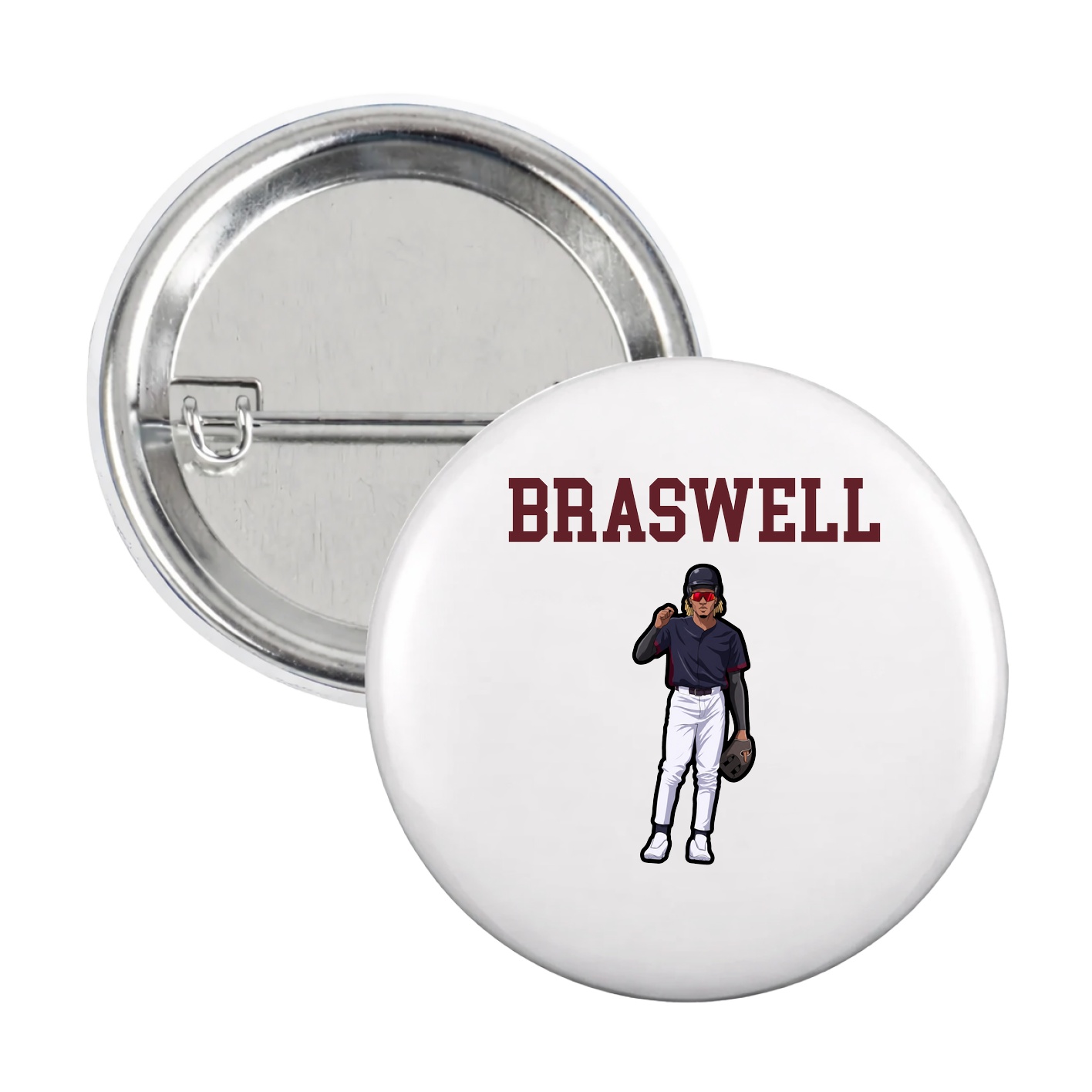 Game Day Button — Shirsey in White