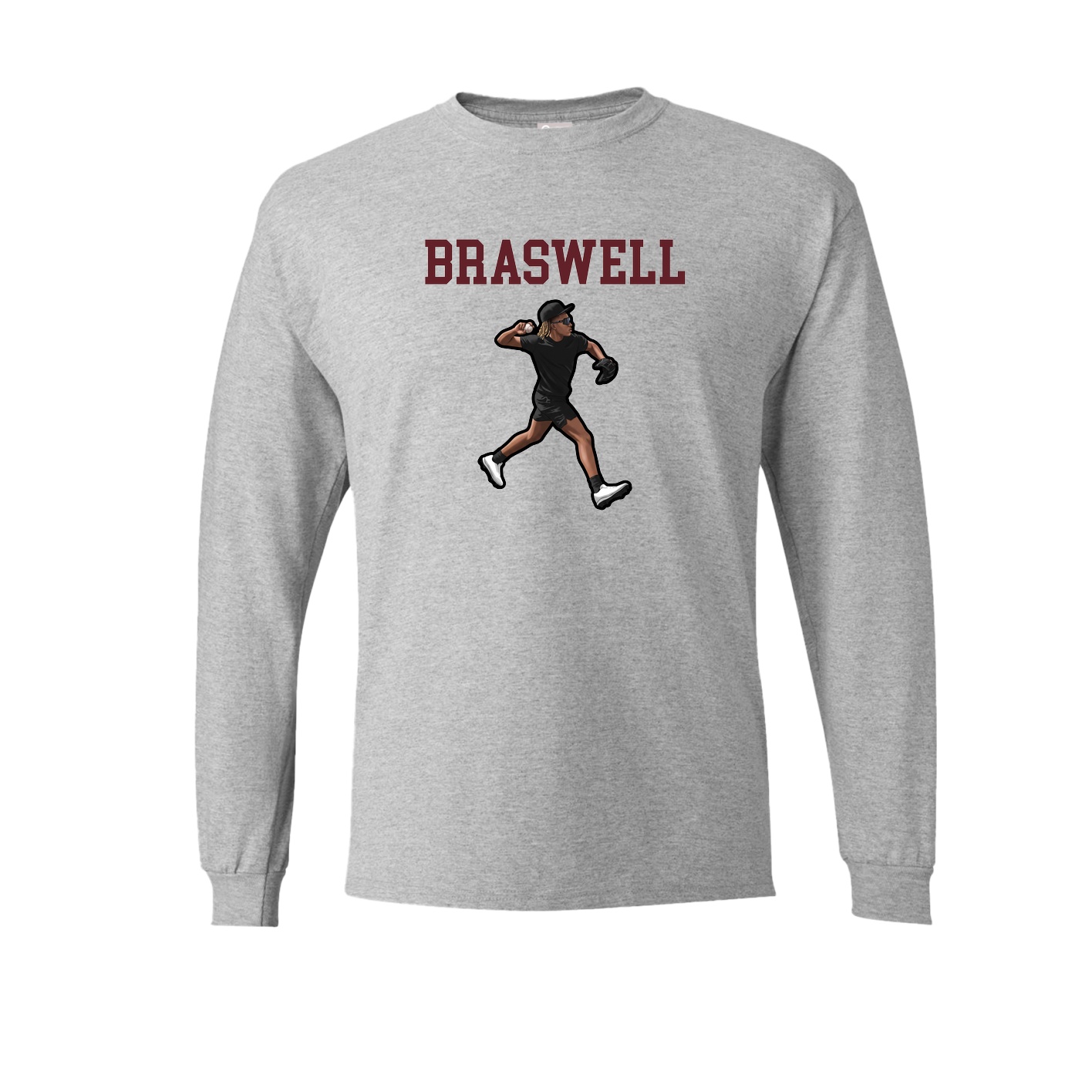 Long Sleeve Tee — Shirsey in Grey