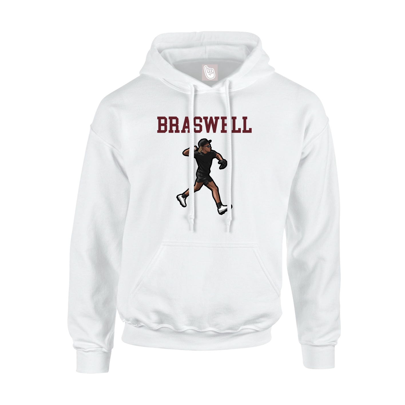 Youth Hoodie — Shirsey in White