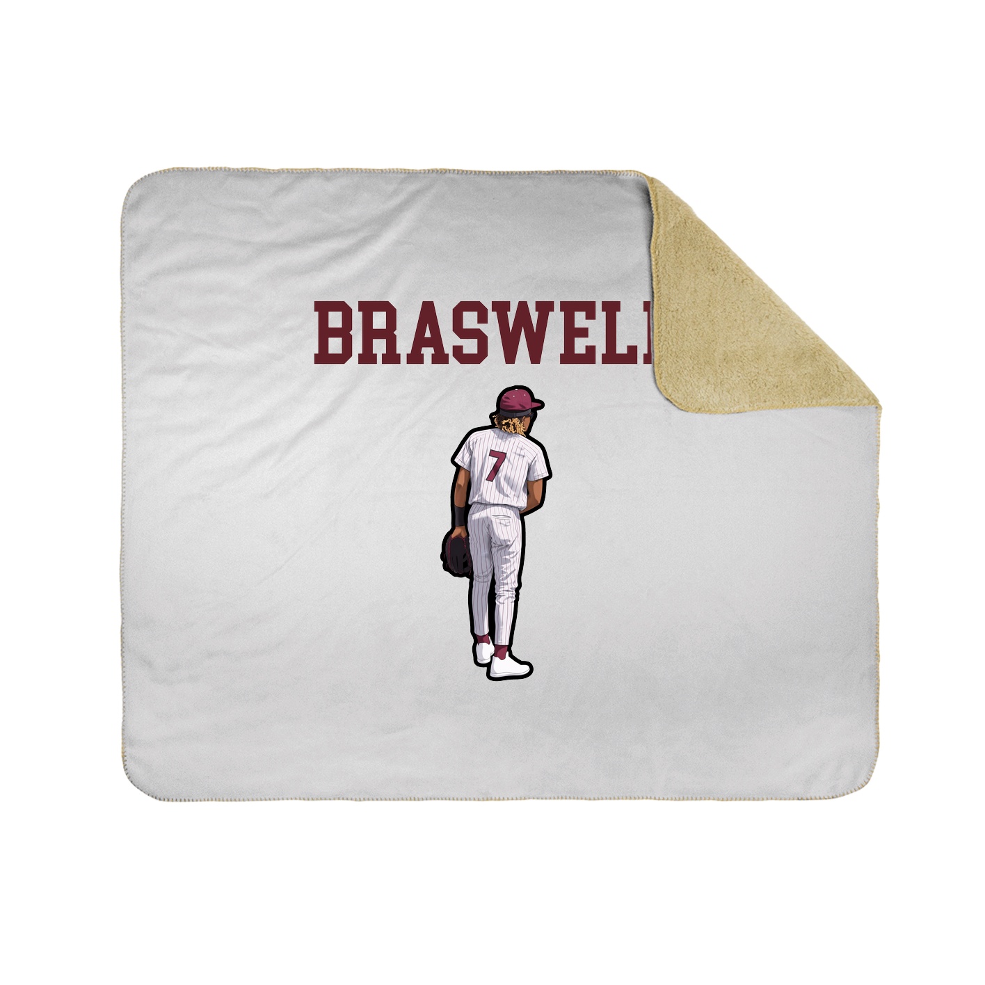 Throw Blanket — Shirsey in White