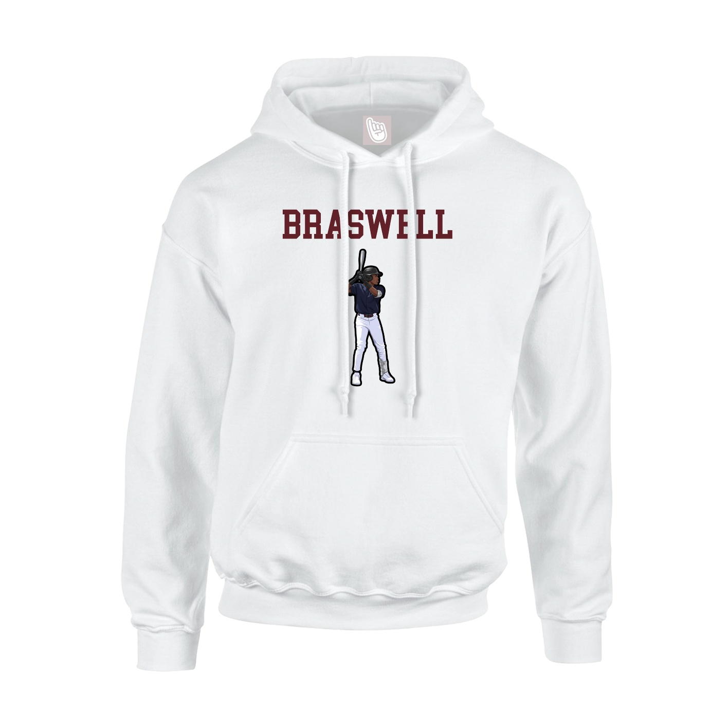 Hoodie — Shirsey in White