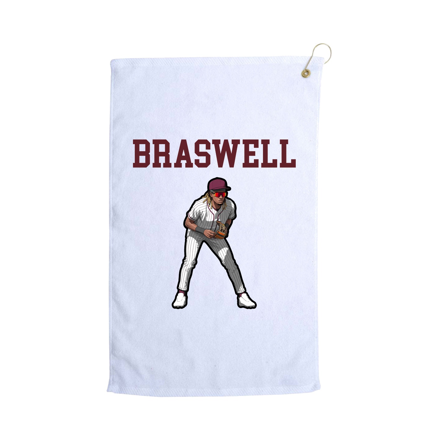 Golf Towel — Shirsey in White
