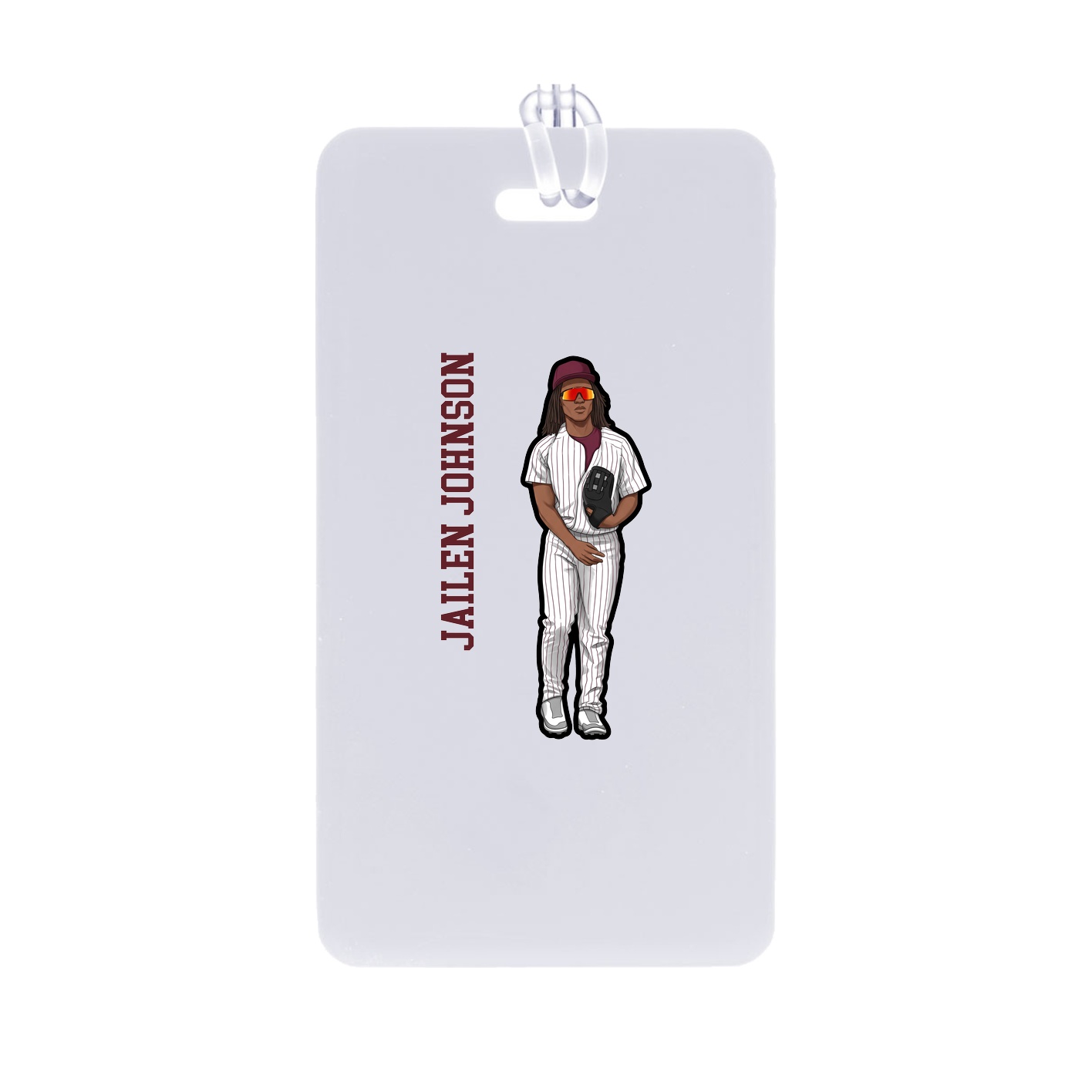 Bag Tag — Name Vertical in Classic