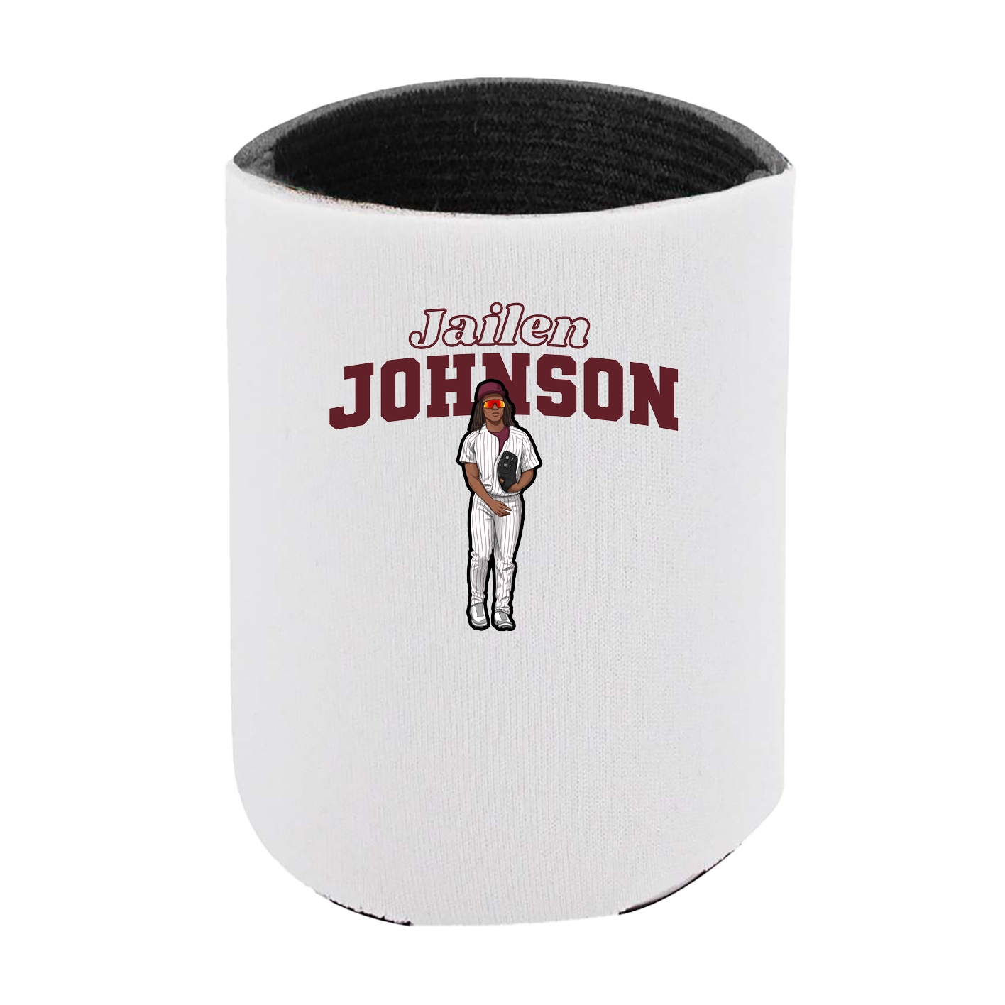 Can Holder — Name Arch in White
