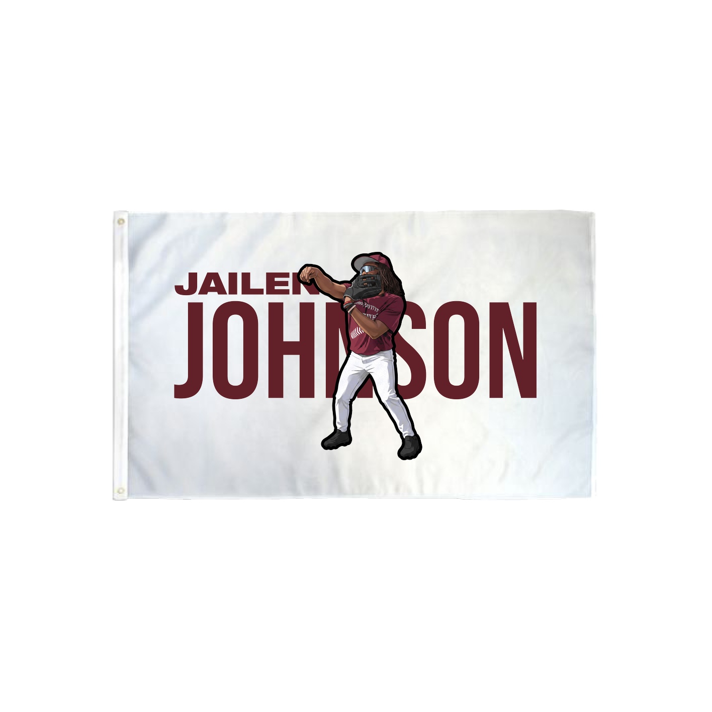 3x5 Flag — Player Name in Classic