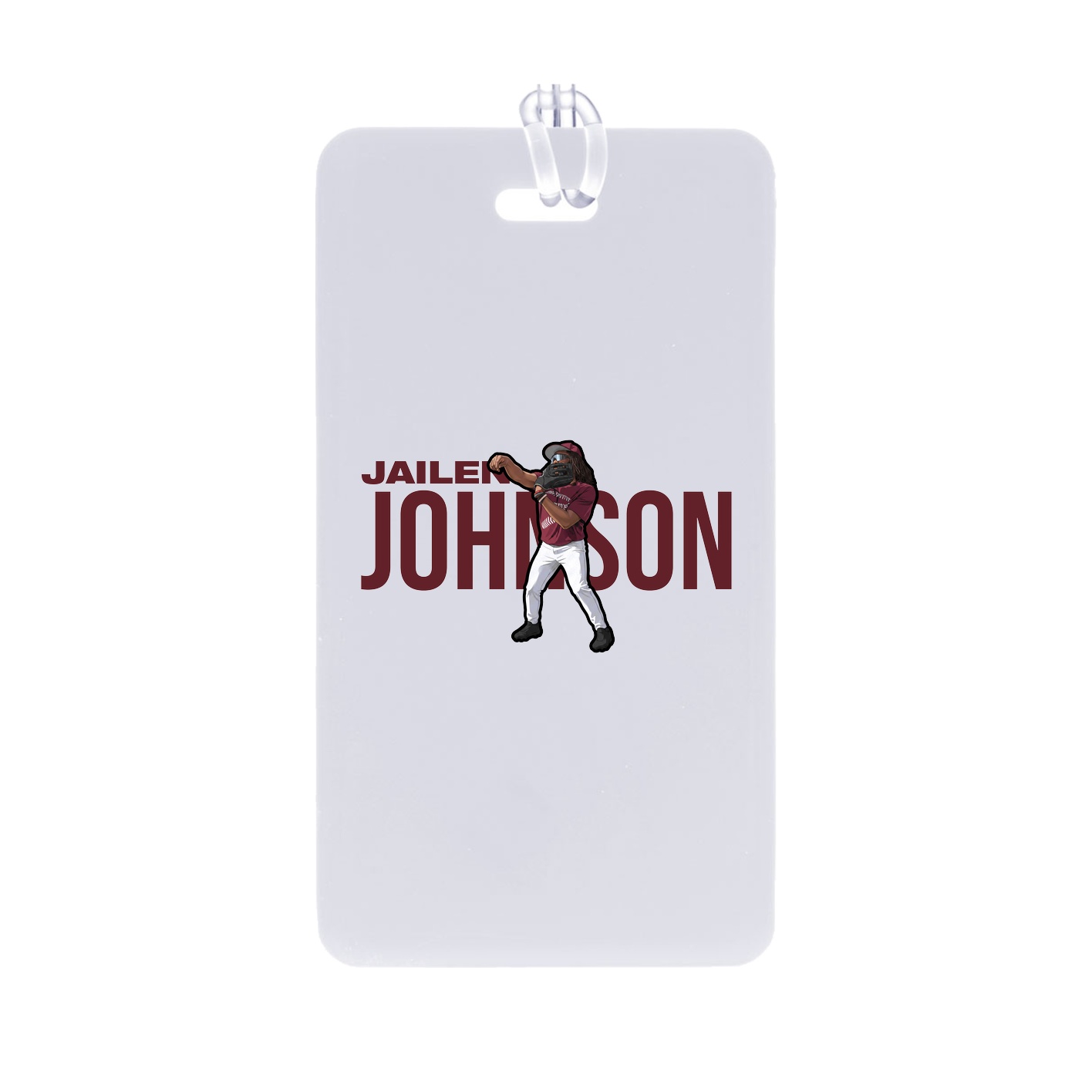 Bag Tag — Player Name in Classic