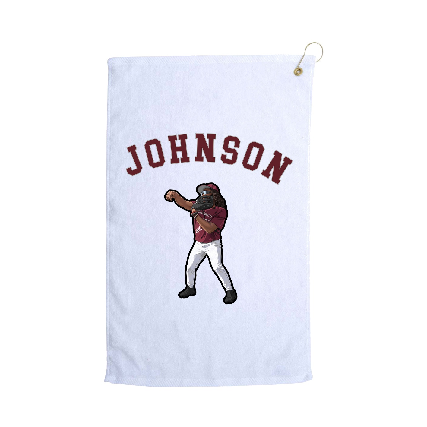 Golf Towel — Shirsey Arch in White