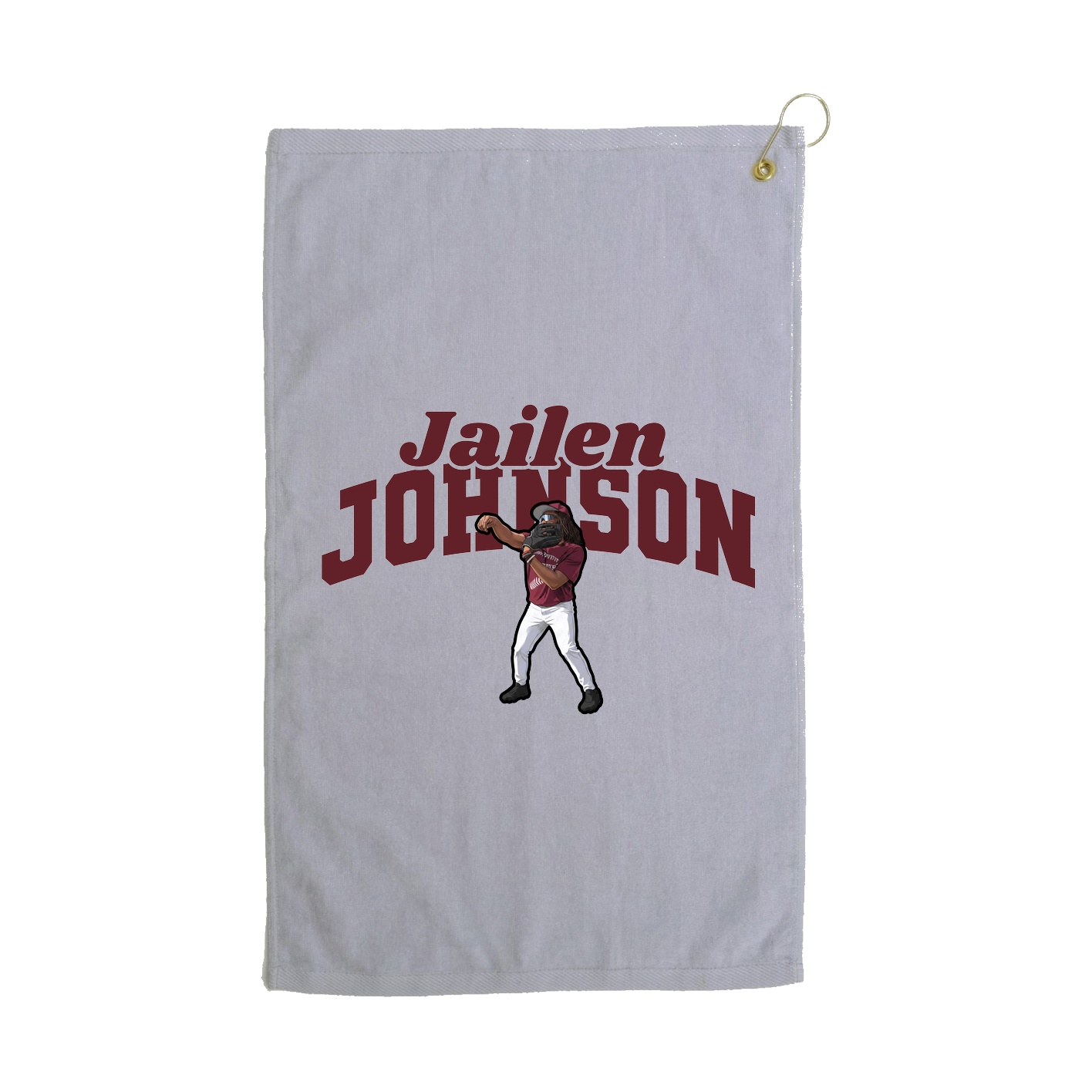 Golf Towel — Signature Arch in Grey