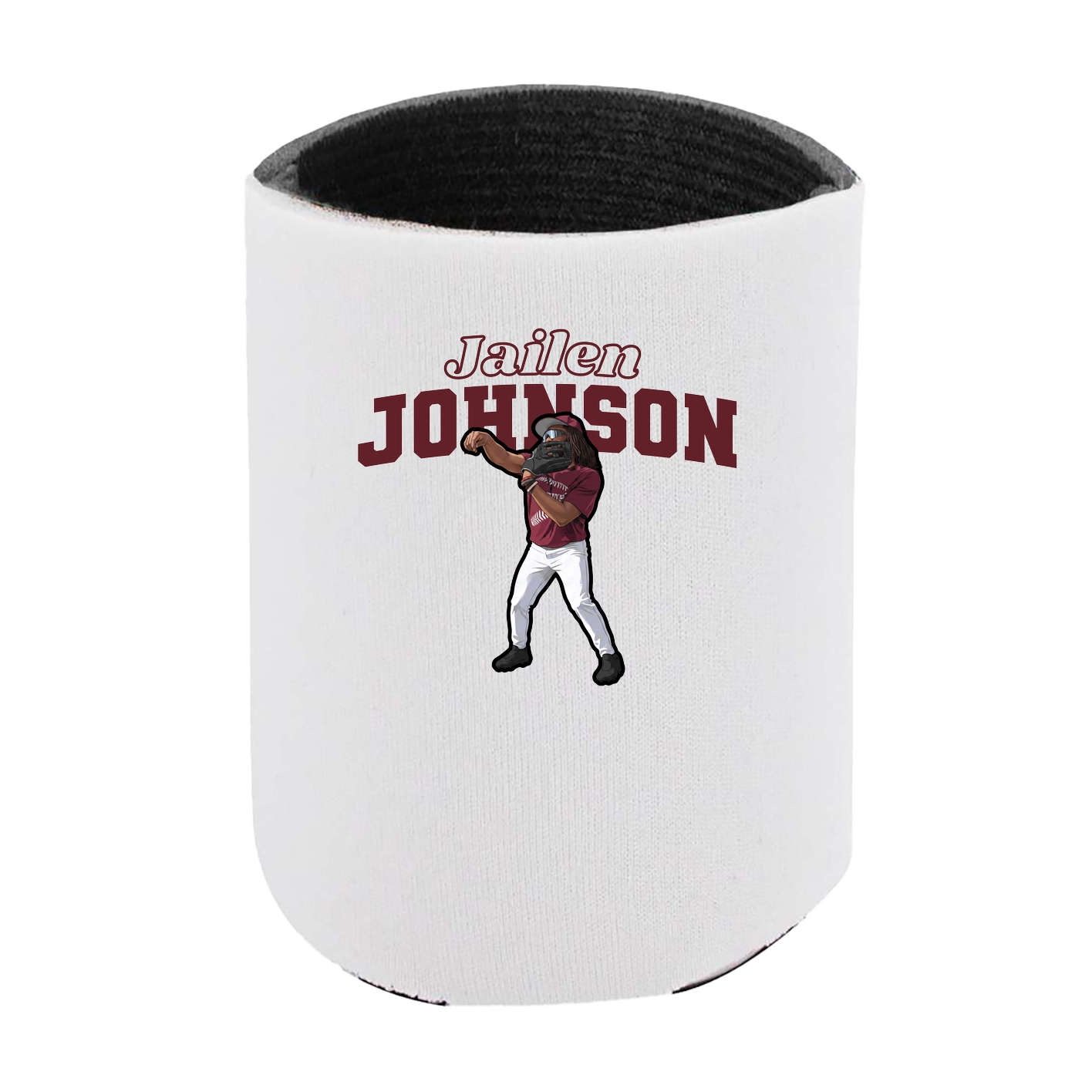 Can Holder — Name Arch in White