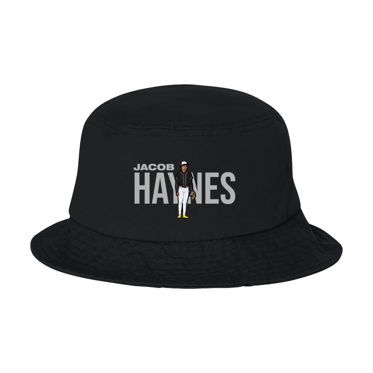 Bucket Cap — Player Name in Black