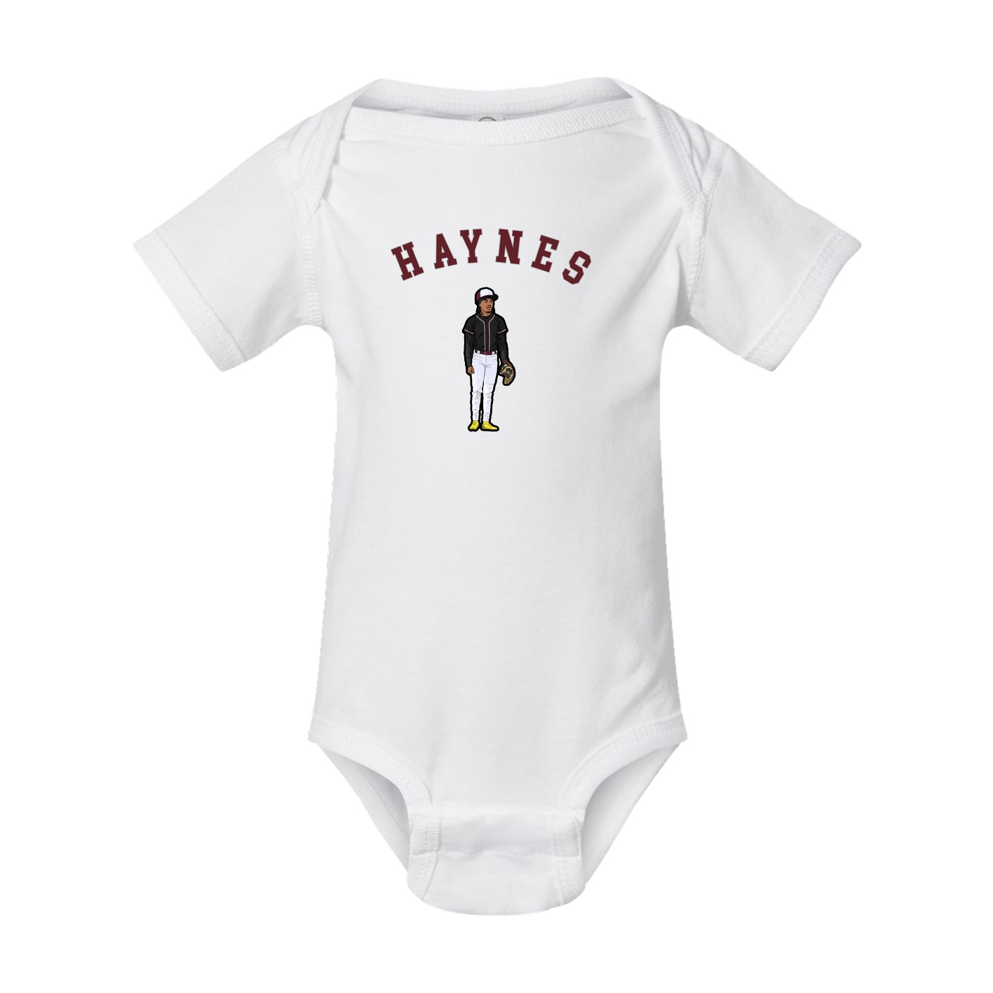 Baby Onesie — Shirsey Arch in White