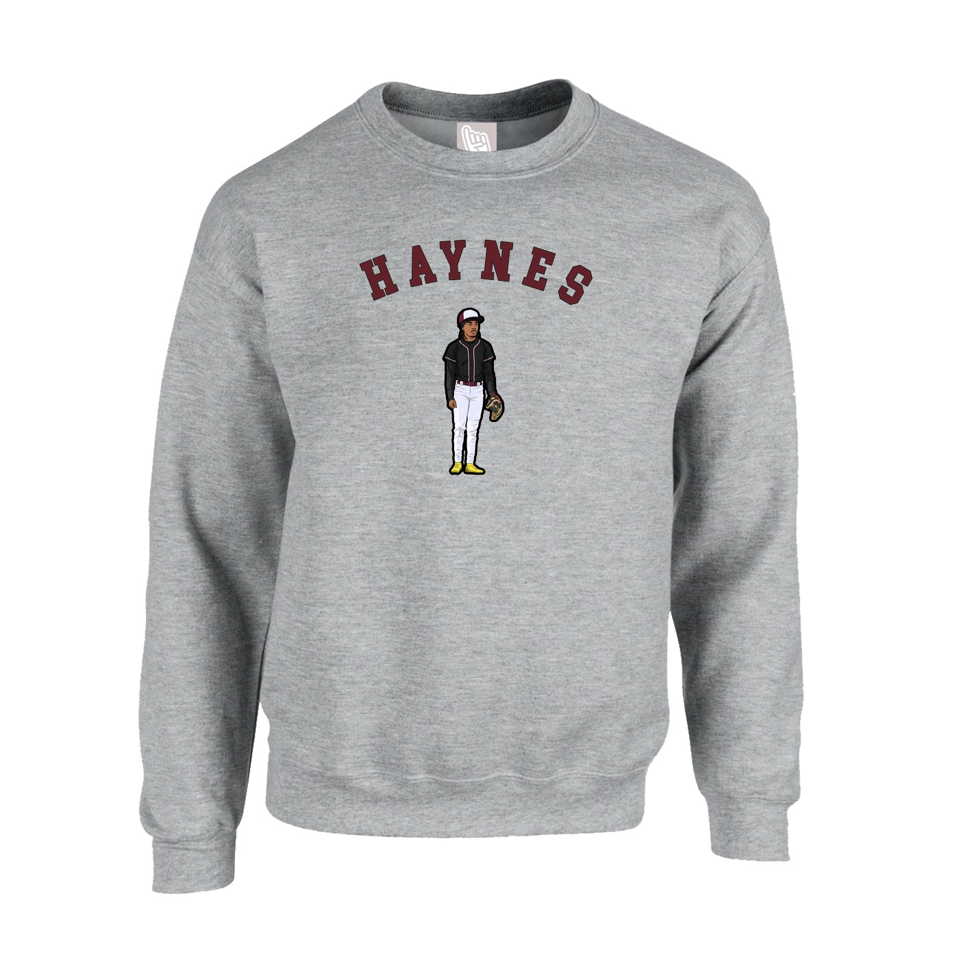 Fleece Crew — Shirsey Arch in Grey
