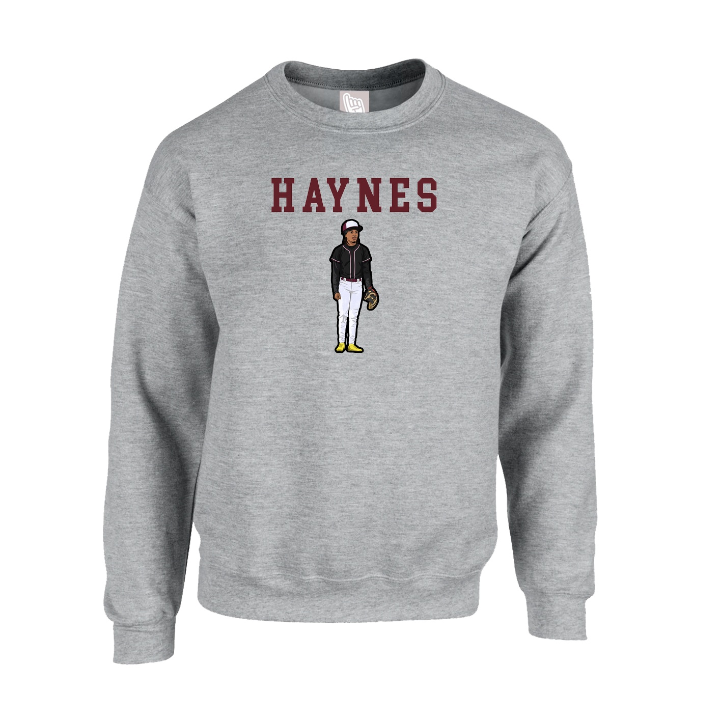 Fleece Crew — Shirsey in Grey