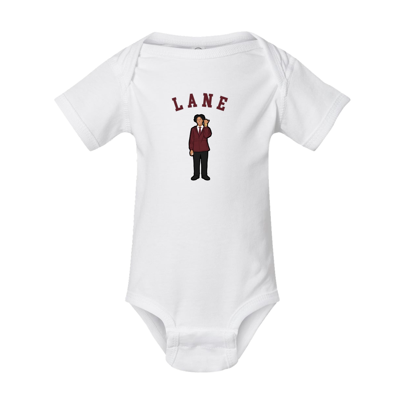Baby Onesie — Shirsey Arch in White