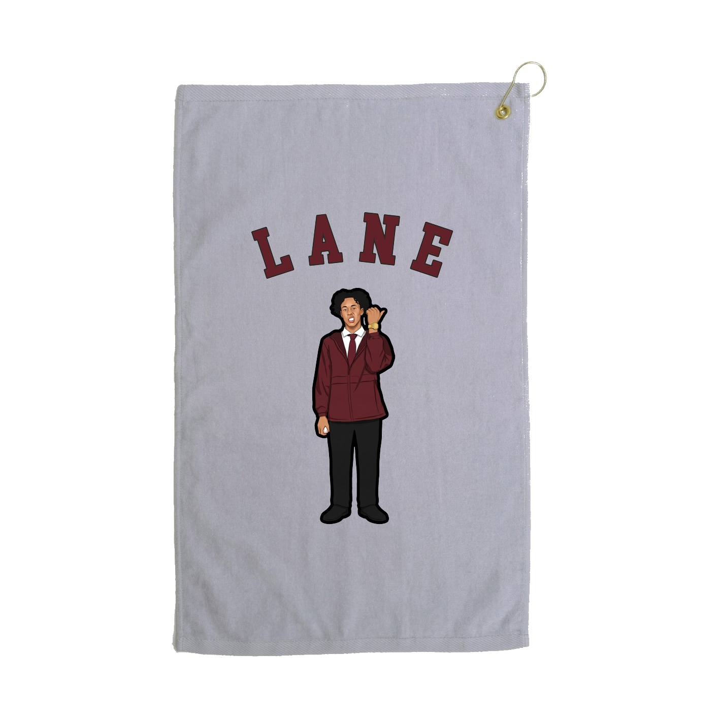 Golf Towel — Shirsey Arch in Grey