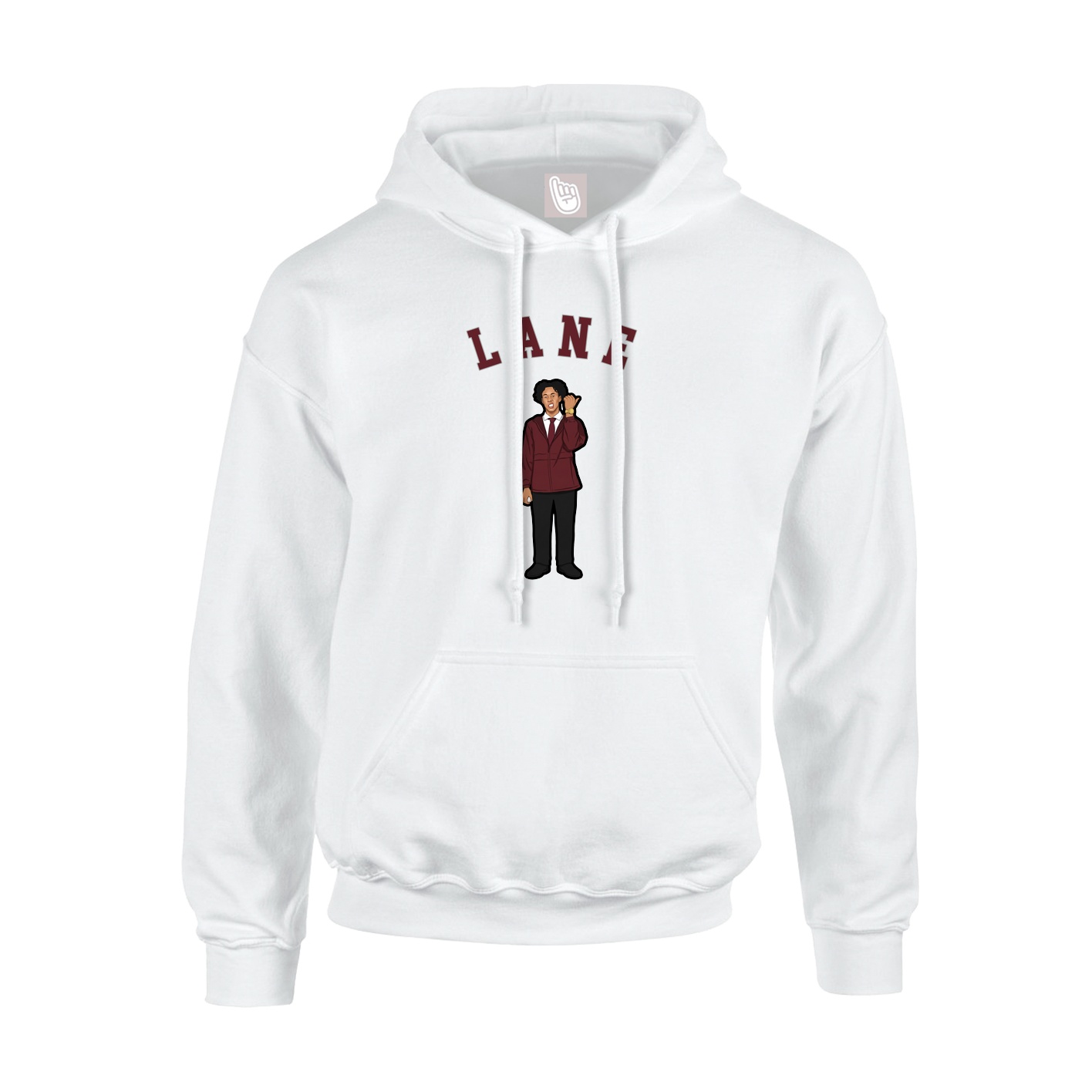 Youth Hoodie — Shirsey Arch in White