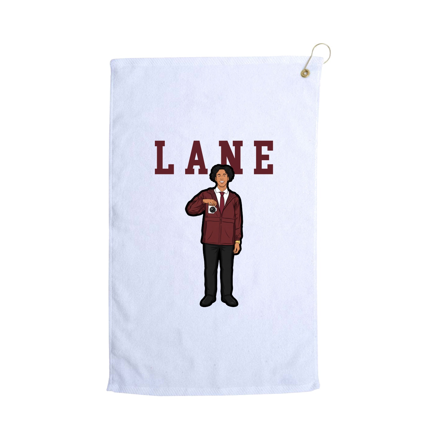 Golf Towel — Shirsey in White