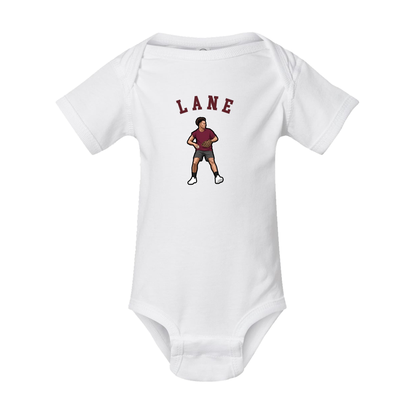 Baby Onesie — Shirsey Arch in White