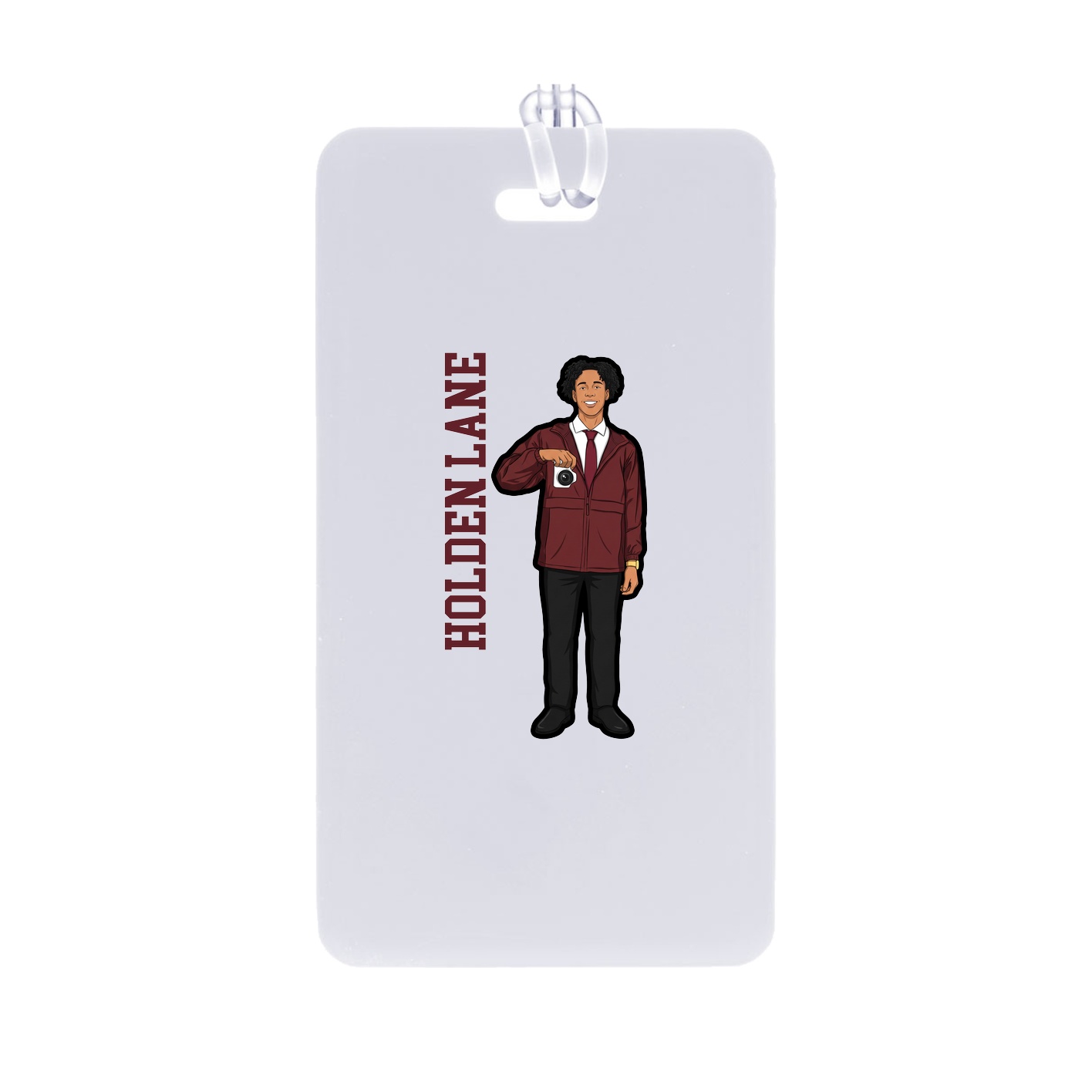 Bag Tag — Name Vertical in Classic