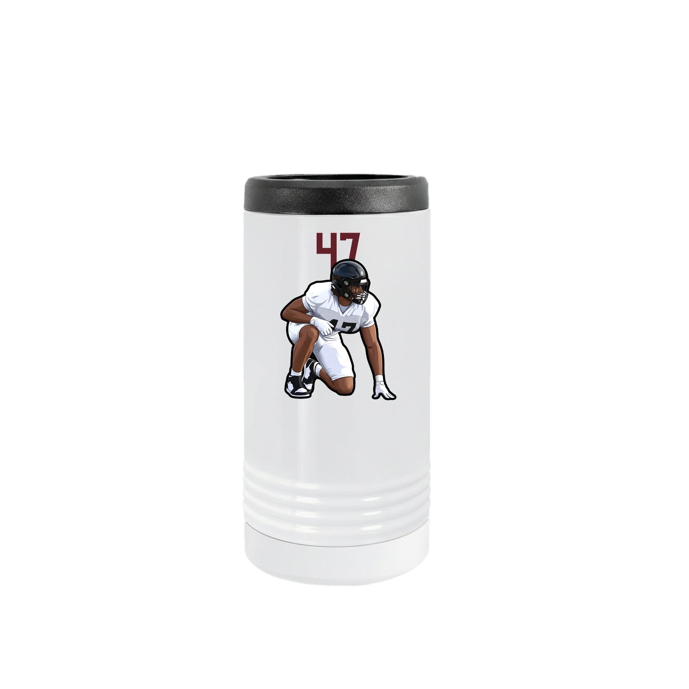 Slim Beverage Holder — Number Top in White