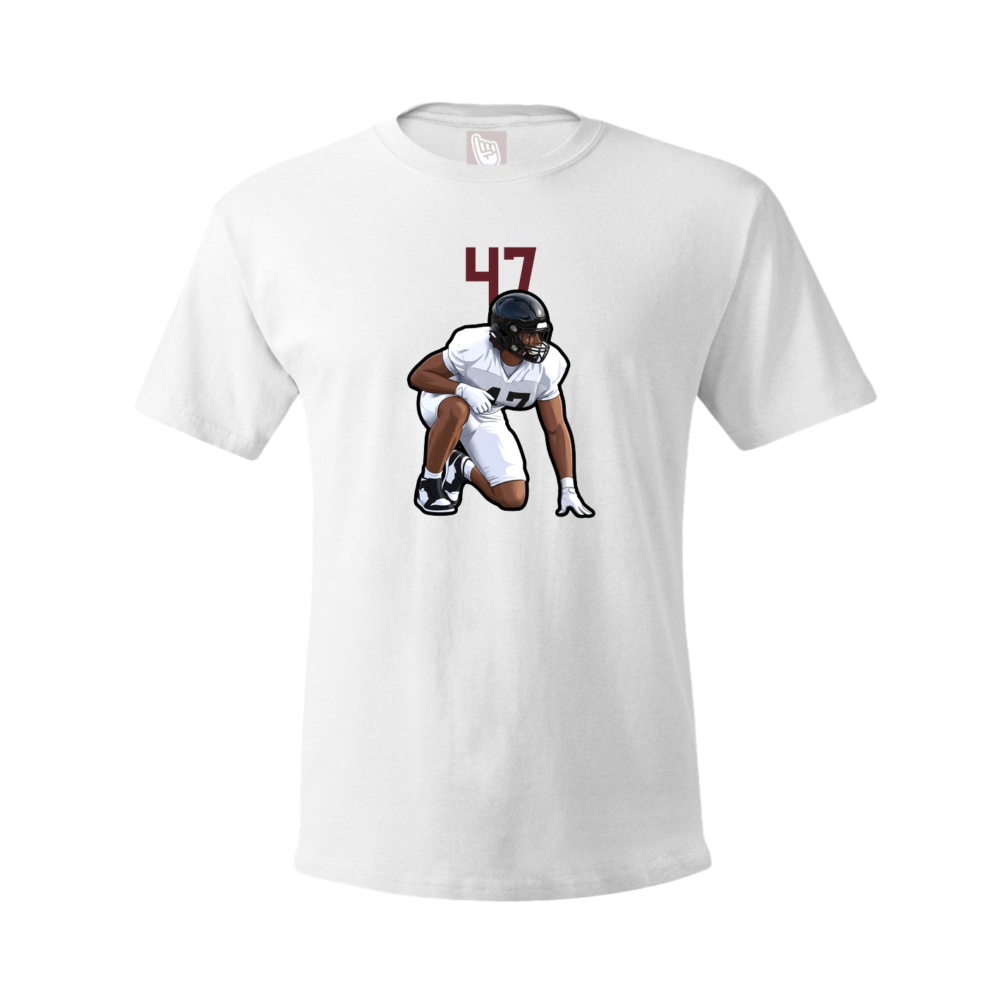 Tee — Number Top in White
