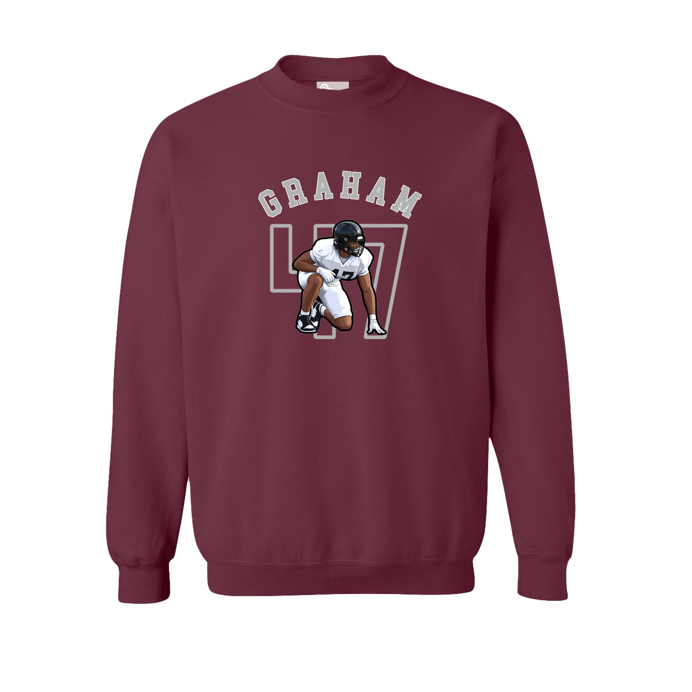 Fleece Crew — Shirsey Arch in Maroon