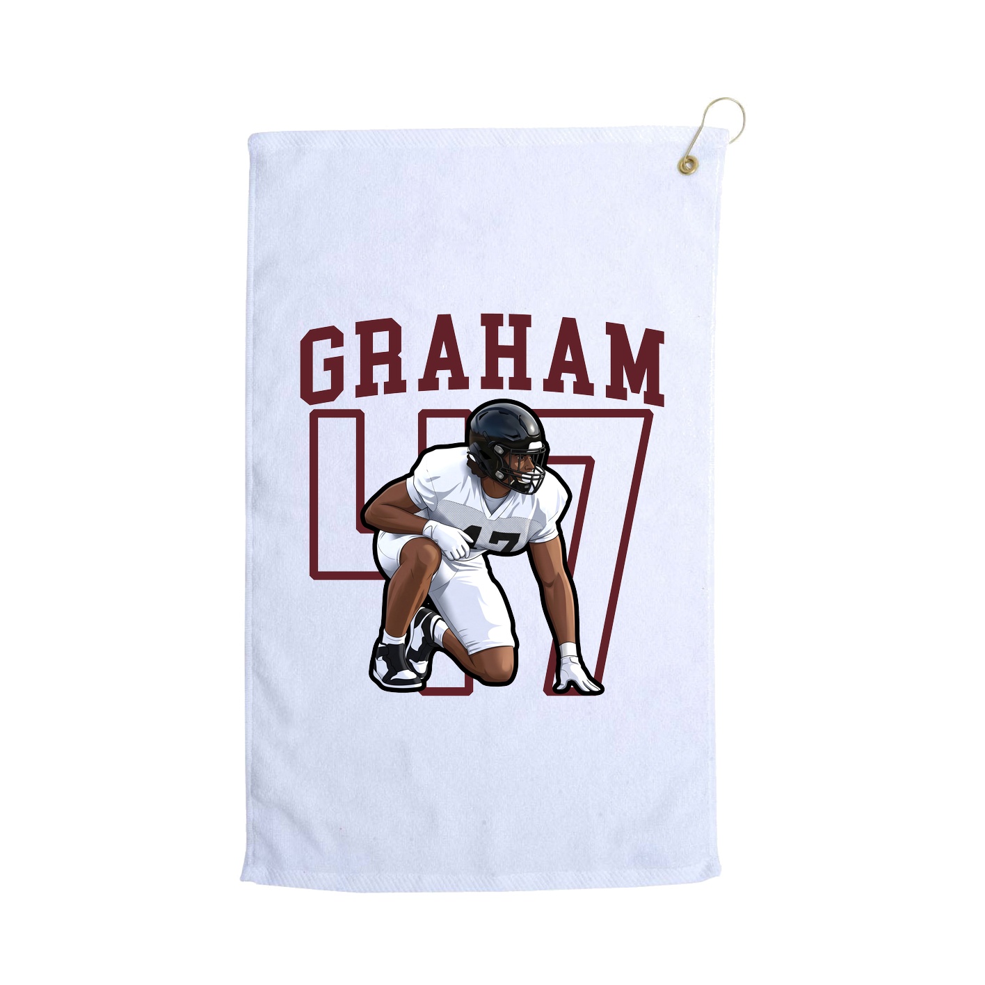 Golf Towel — Shirsey in White