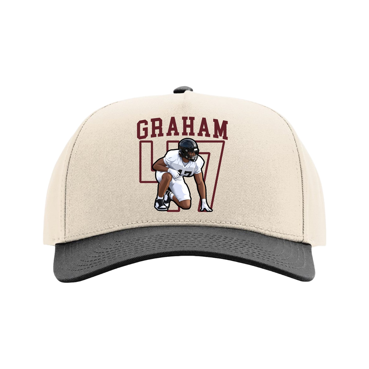 Full Fabric Five-Panel Champ Cap