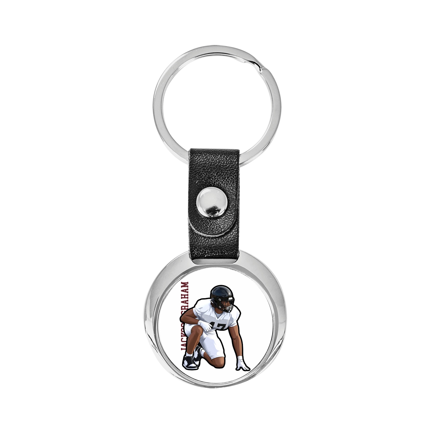 Key Chain — Name Vertical in Classic