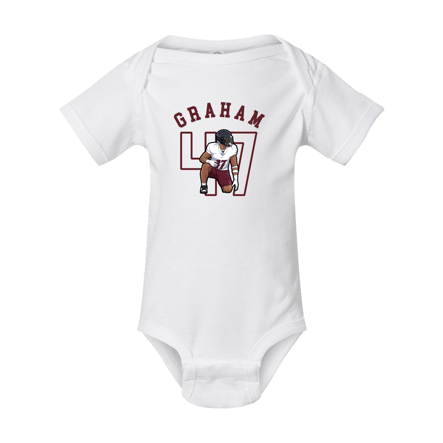 Baby Onesie — Shirsey Arch in White