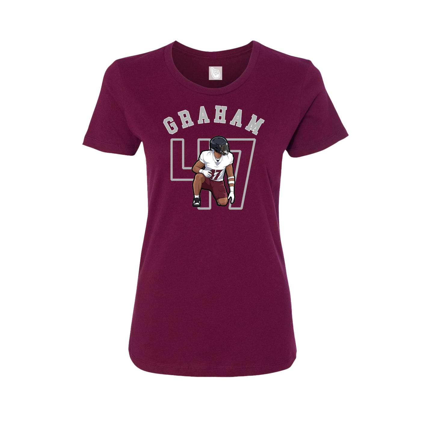 Womens Tee — Shirsey Arch in Maroon