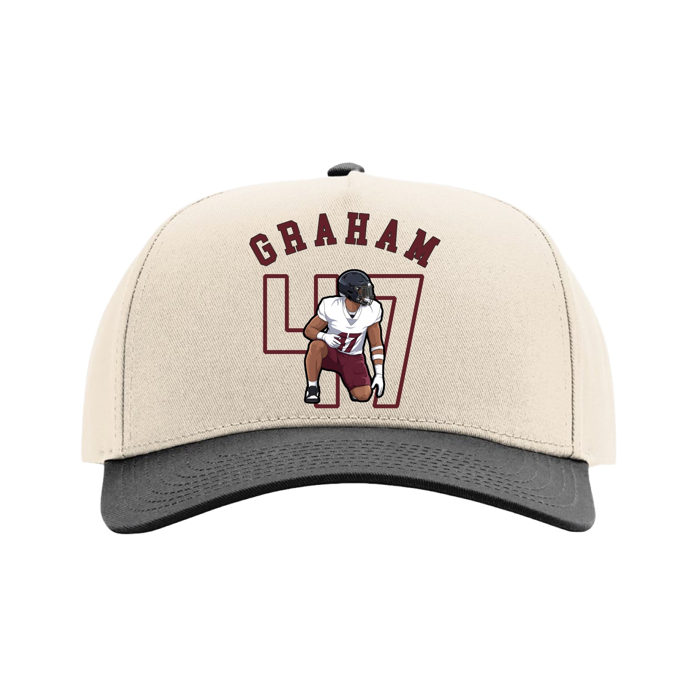 Full Fabric Five-Panel Champ Cap
