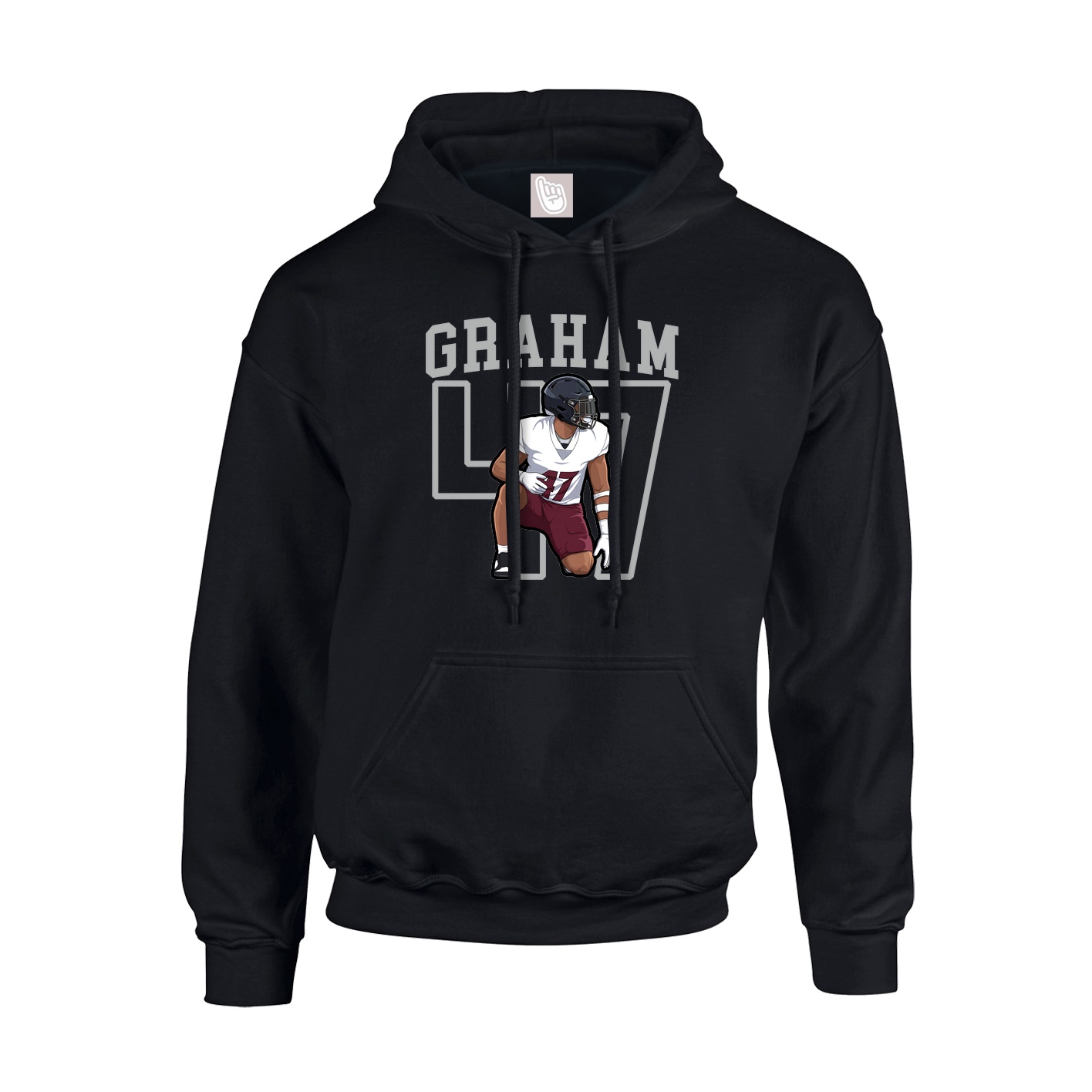 Youth Hoodie — Shirsey in Black