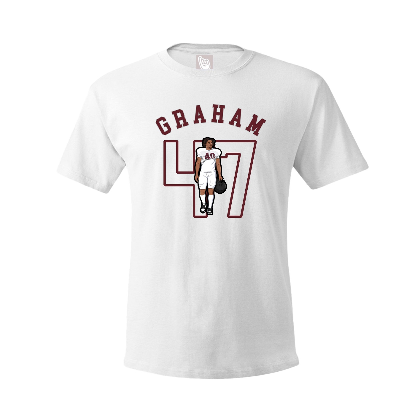 Youth Tee — Shirsey Arch in White