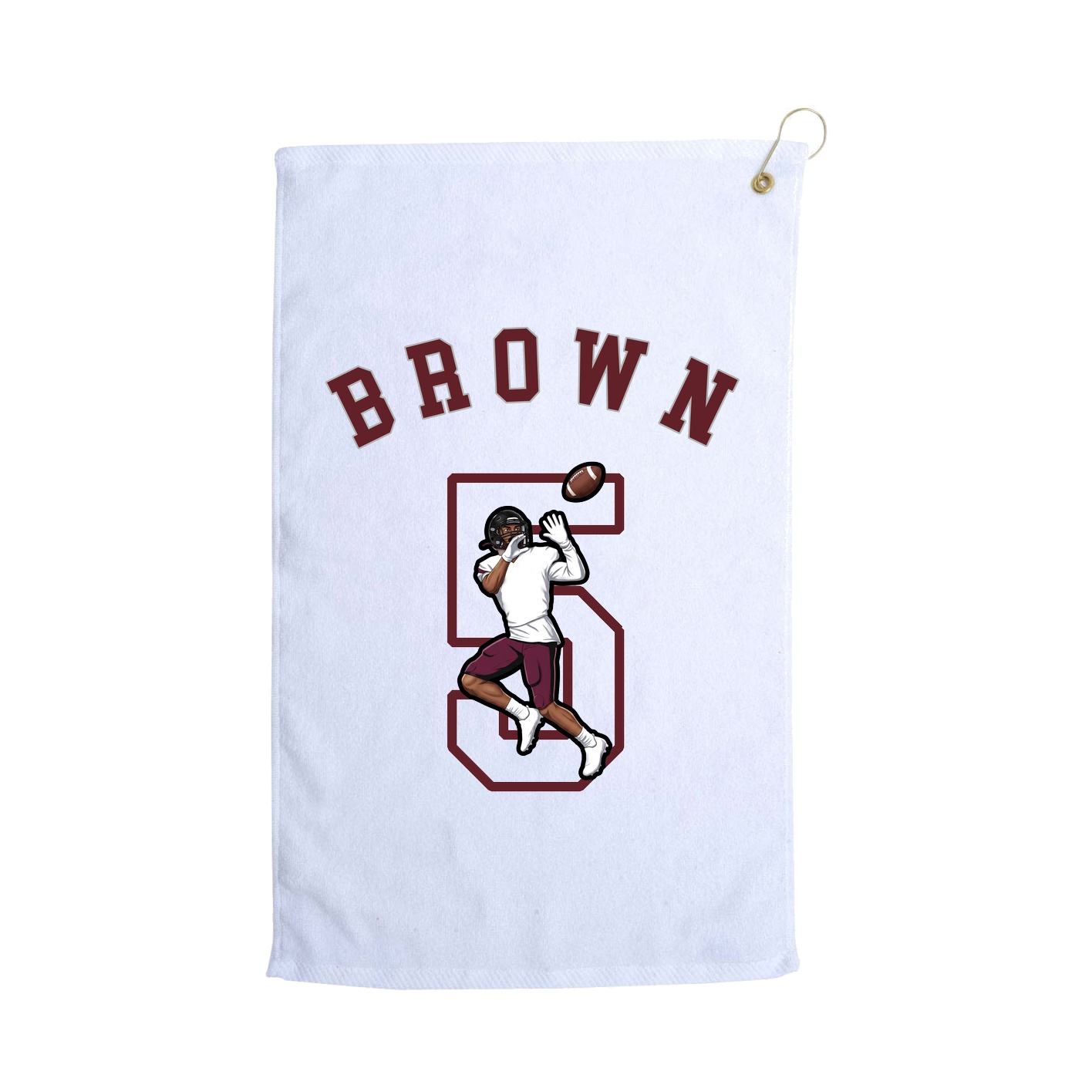 Golf Towel — Shirsey Arch in White