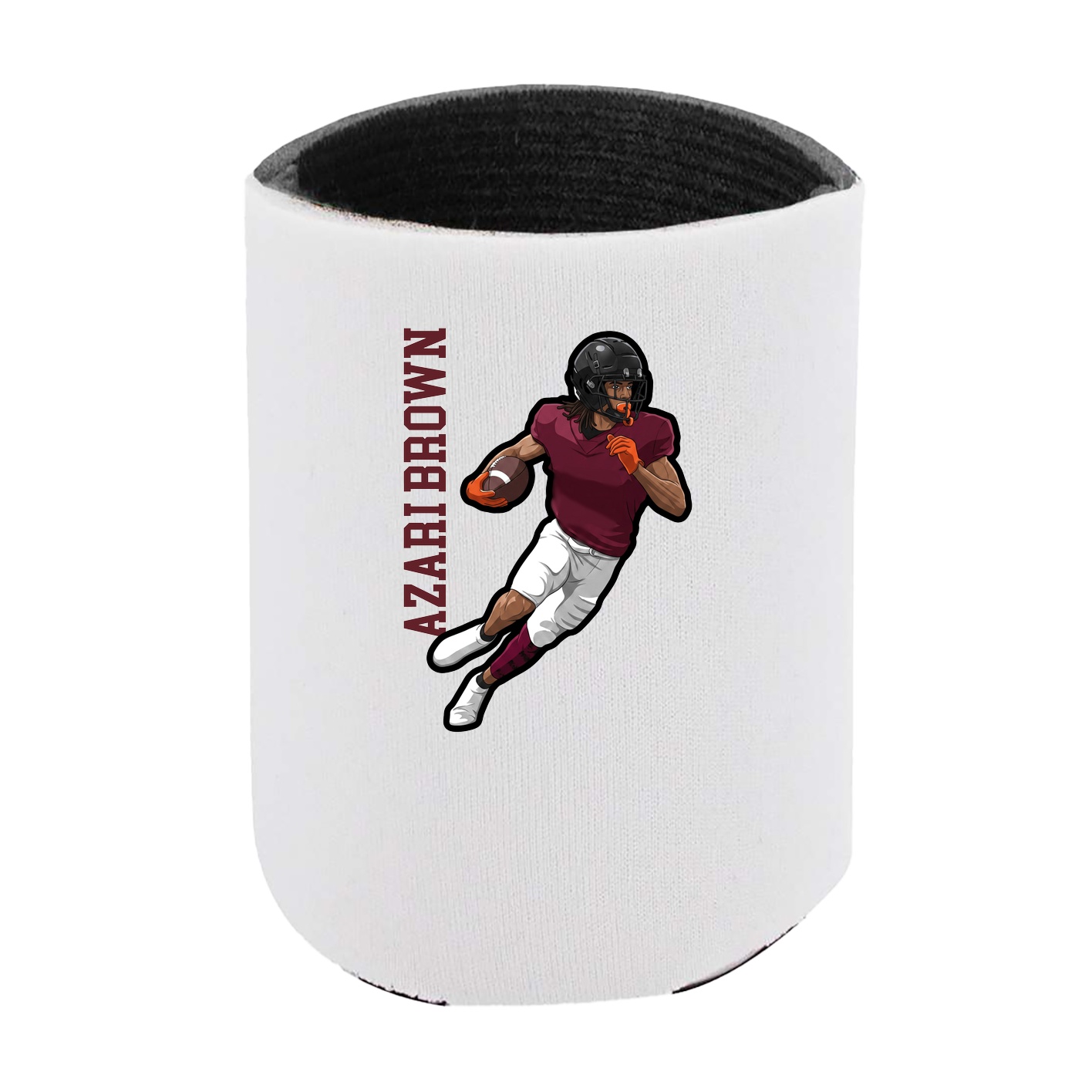 Can Holder — Name Vertical in White
