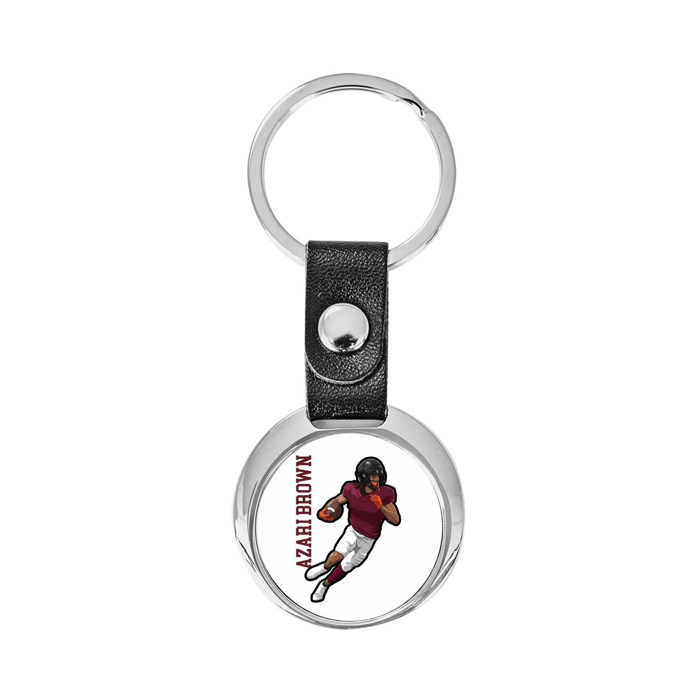Key Chain — Name Vertical in Classic